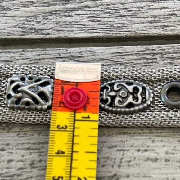 Unique Gunmetal Mesh & Metal Belt - Picture 3 of 4